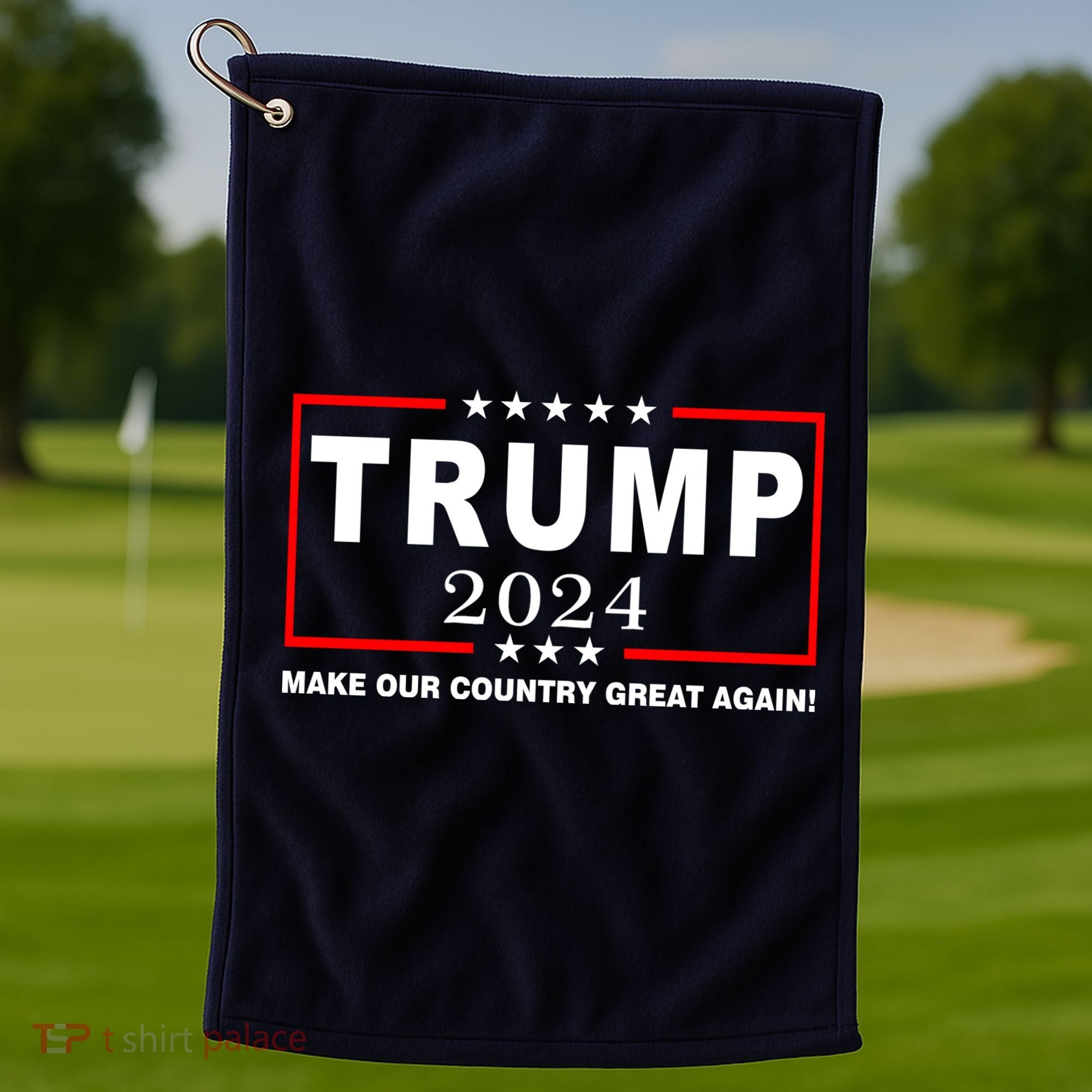 Trump 2024 Make Our Country Great Again Golf Towel