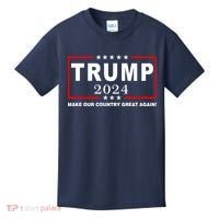 Trump 2024 Make Our Country Great Again Kids T-Shirt thumb 0