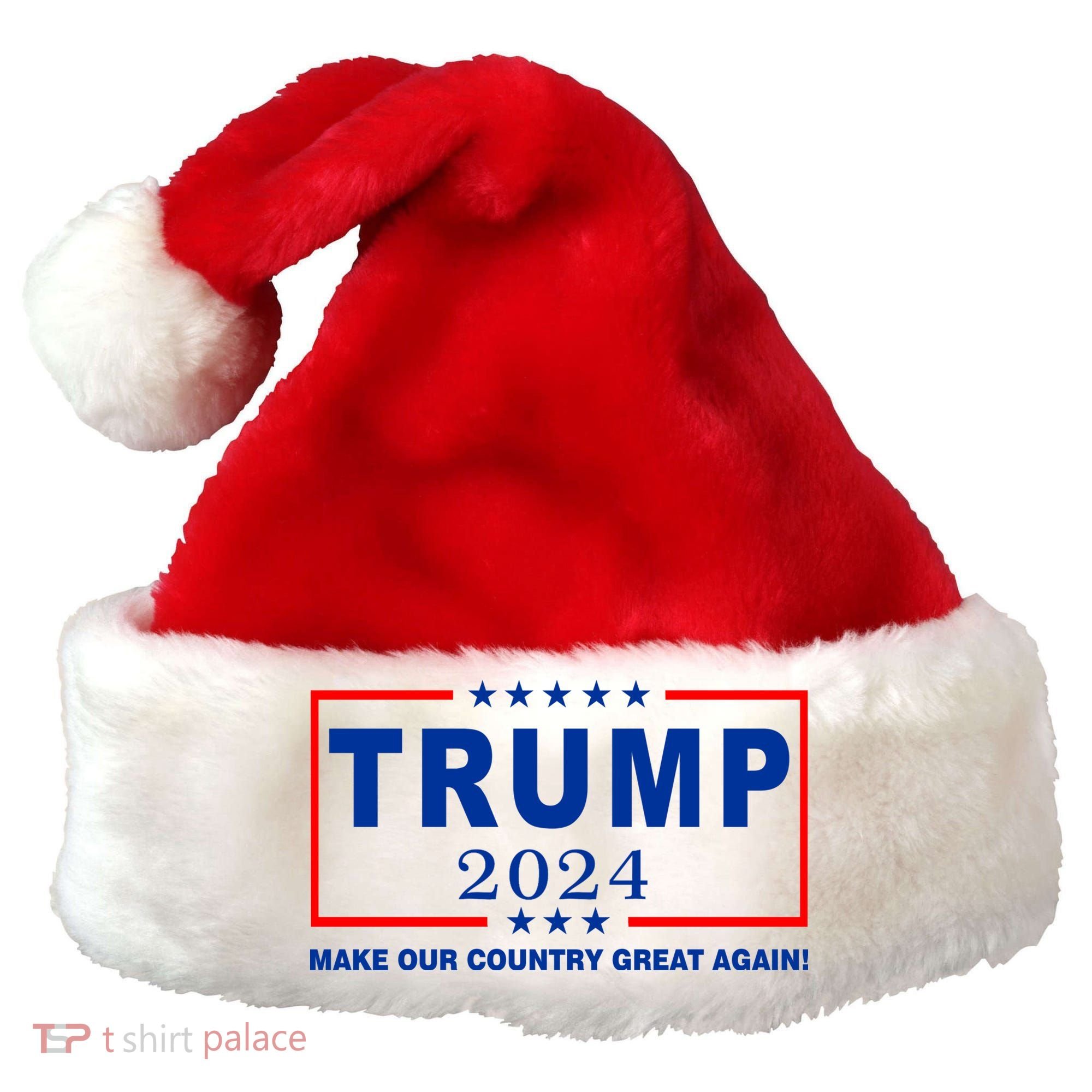 Trump 2024 Make Our Country Great Again Santa Hat