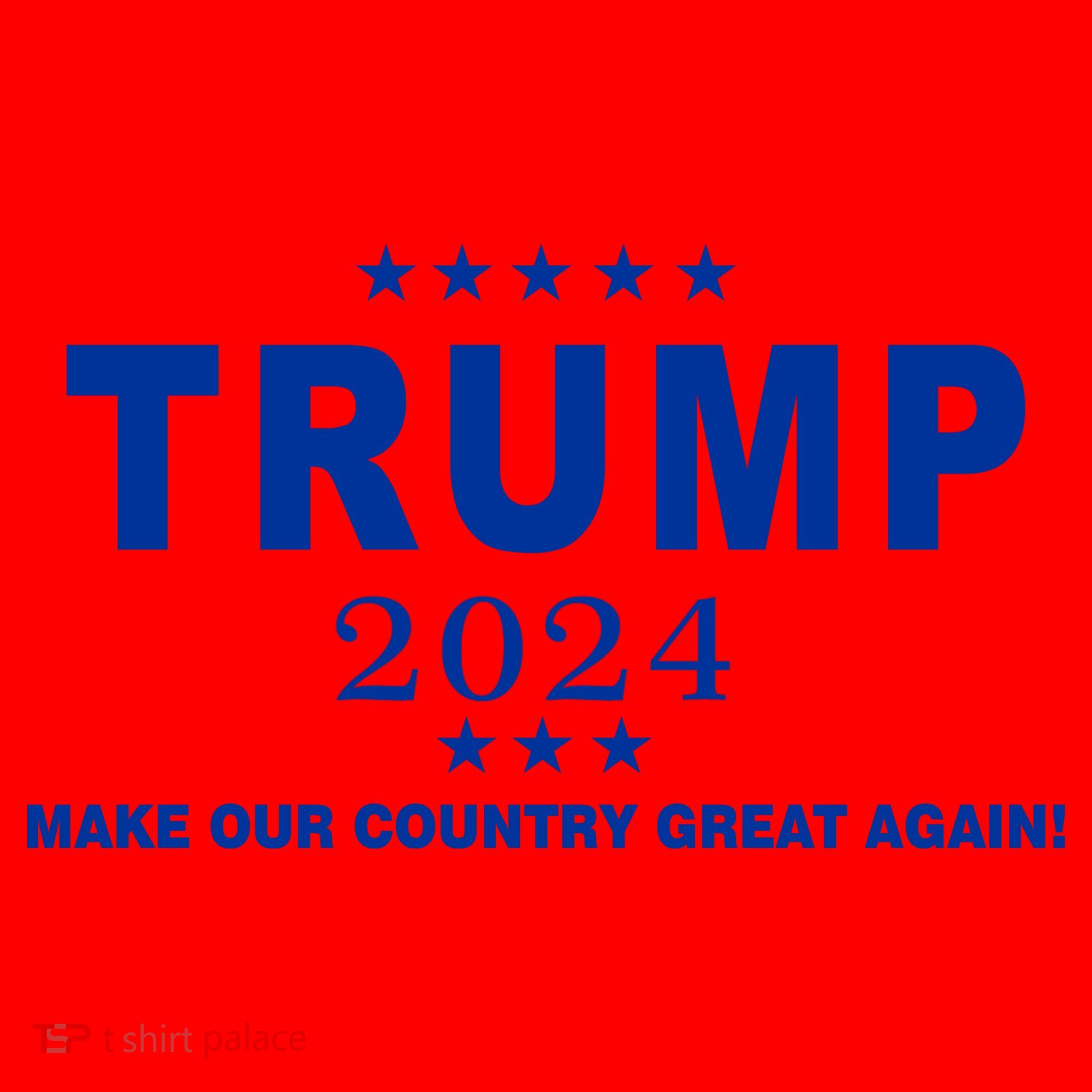 Trump 2024 Make Our Country Great Again Santa Hat