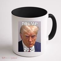 Trump 2024 Mugshot Coffee Mug thumb 1