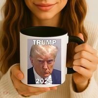 Trump 2024 Mugshot Coffee Mug thumb 3