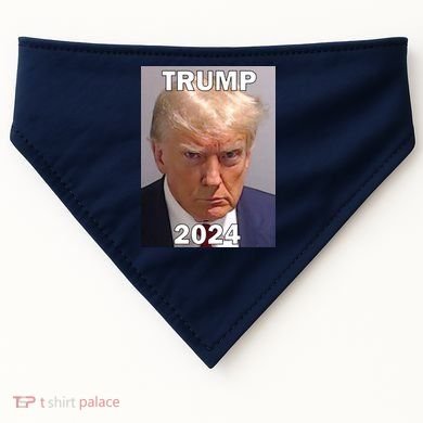 Trump 2024 Mugshot USA-Made Doggie Bandana