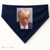 Trump 2024 Mugshot USA-Made Doggie Bandana thumb 0
