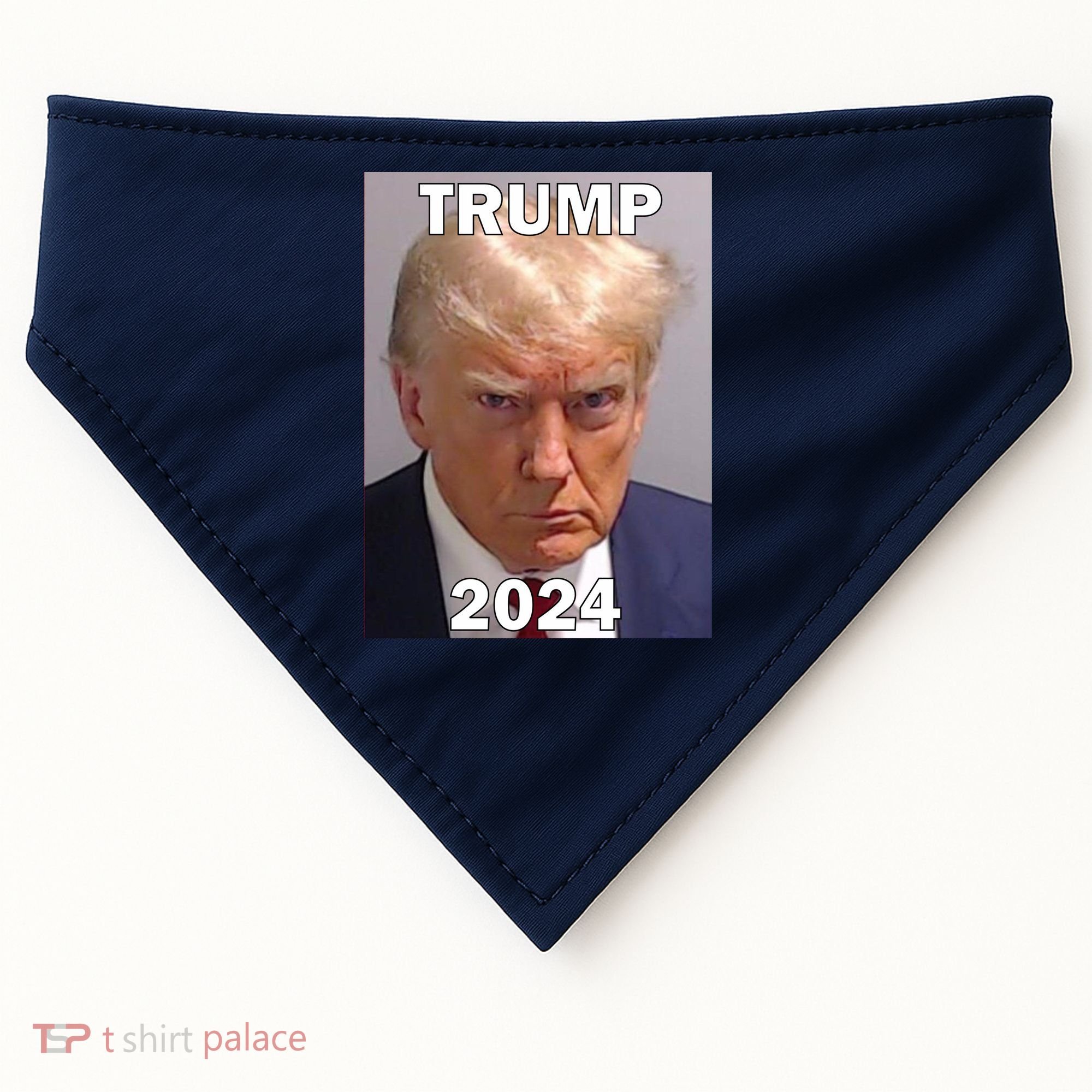 Trump 2024 Mugshot USA-Made Doggie Bandana