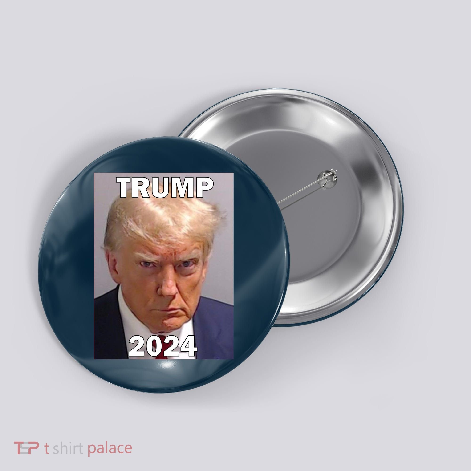Trump 2024 Mugshot Button