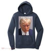 Trump 2024 Mugshot Women's Hoodie thumb 0
