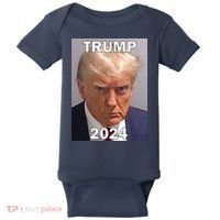 Trump 2024 Mugshot Baby Bodysuit thumb 0