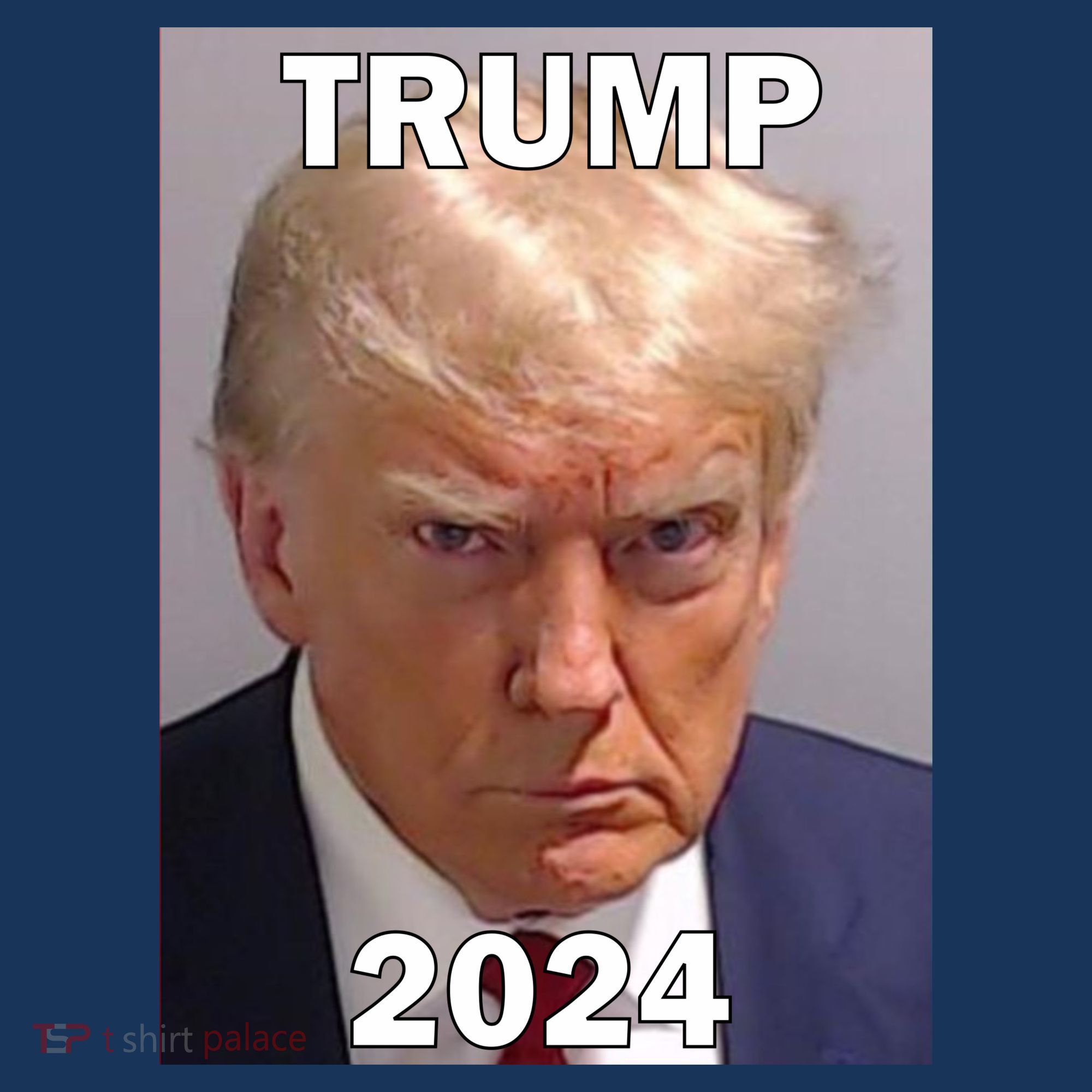 Trump 2024 Mugshot Baby Bodysuit