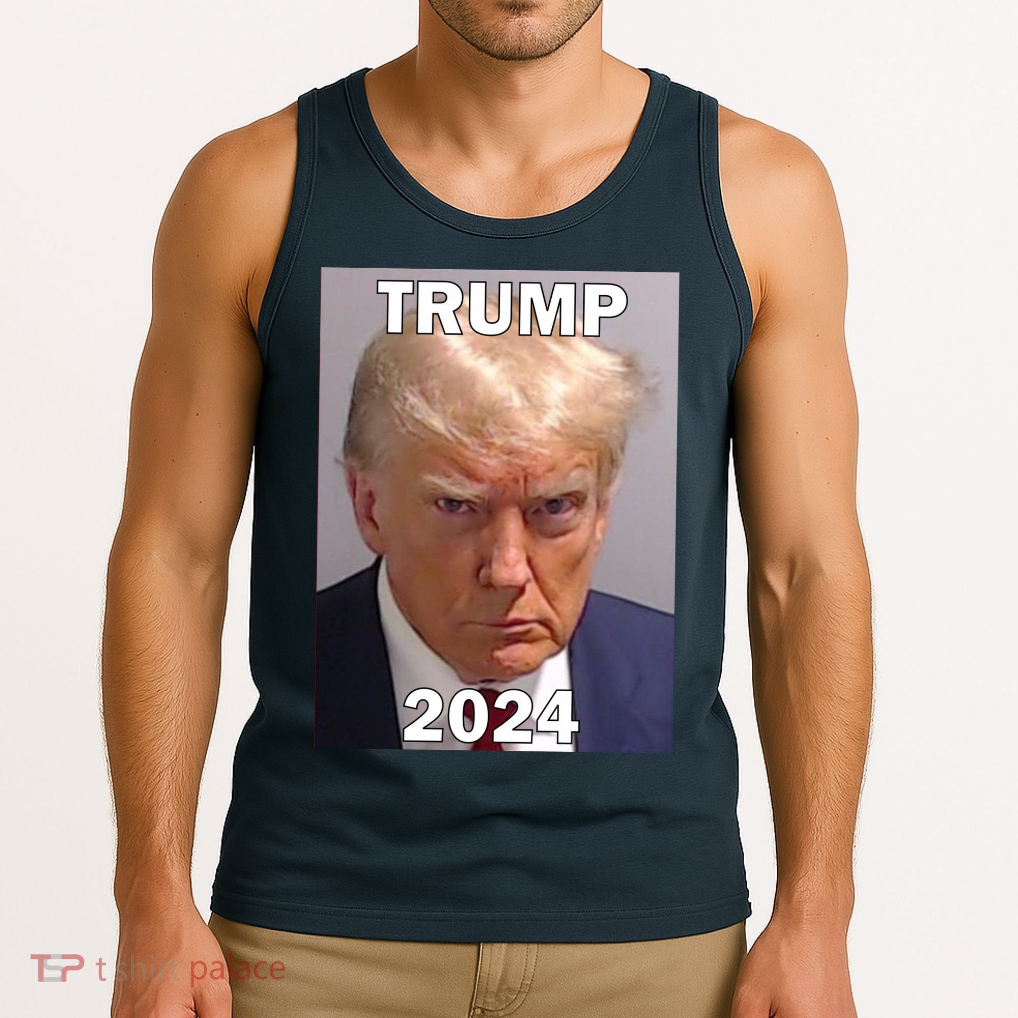 Trump 2024 Mugshot Tank Top