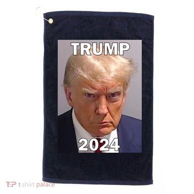 Trump 2024 Mugshot Golf Towel