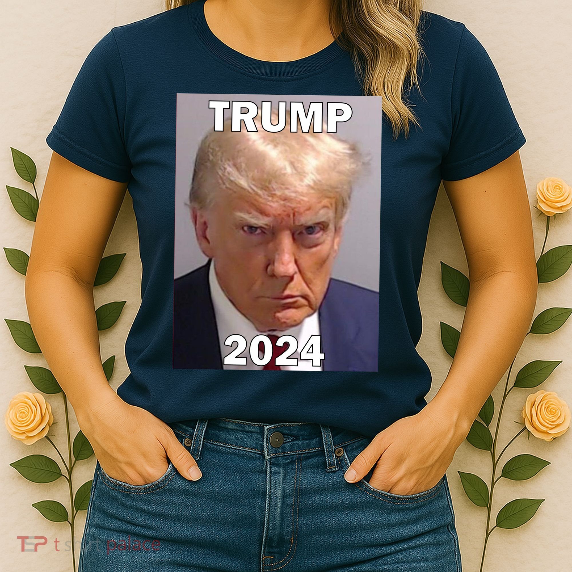 Trump 2024 Mugshot Women's T-Shirt