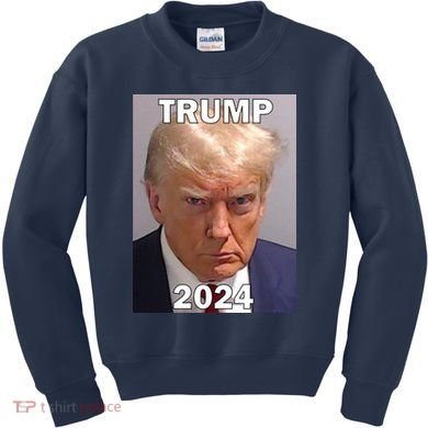 Trump 2024 Mugshot Kids Sweatshirt