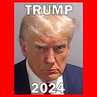 Trump 2024 Mugshot Santa Hat thumb 1