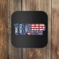 Trump 2024 Make America Great Again Coaster thumb 0