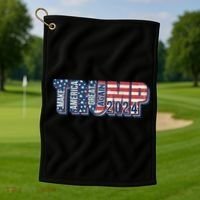 Trump 2024 Make America Great Again Golf Towel thumb 1