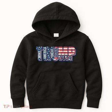Trump 2024 Make America Great Again Kids Hoodie