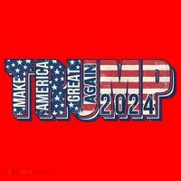 Trump 2024 Make America Great Again Santa Hat thumb 1