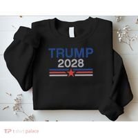 Trump 2028 Minimalist Retro Patriotic Trump Inauguration Sweatshirt thumb 2