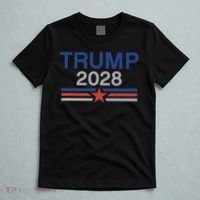 Trump 2028 Minimalist Retro Patriotic Trump Inauguration T-Shirt thumb 5
