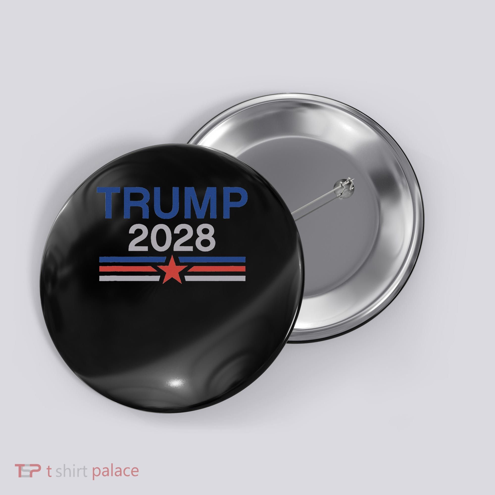 Trump 2028 Minimalist Retro Patriotic Trump Inauguration Button
