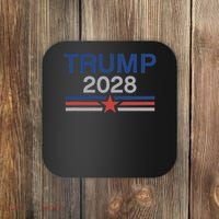 Trump 2028 Minimalist Retro Patriotic Trump Inauguration Coaster thumb 0