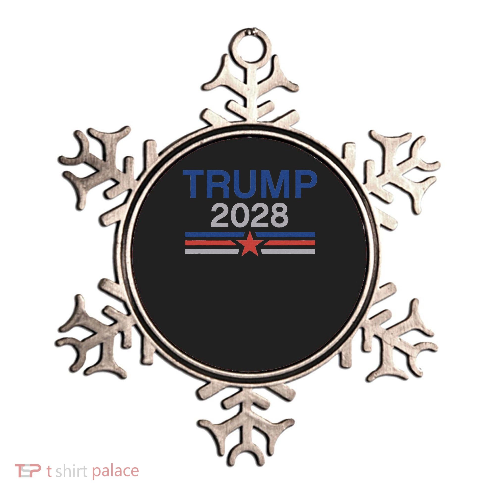 Trump 2028 Minimalist Retro Patriotic Trump Inauguration Ornament