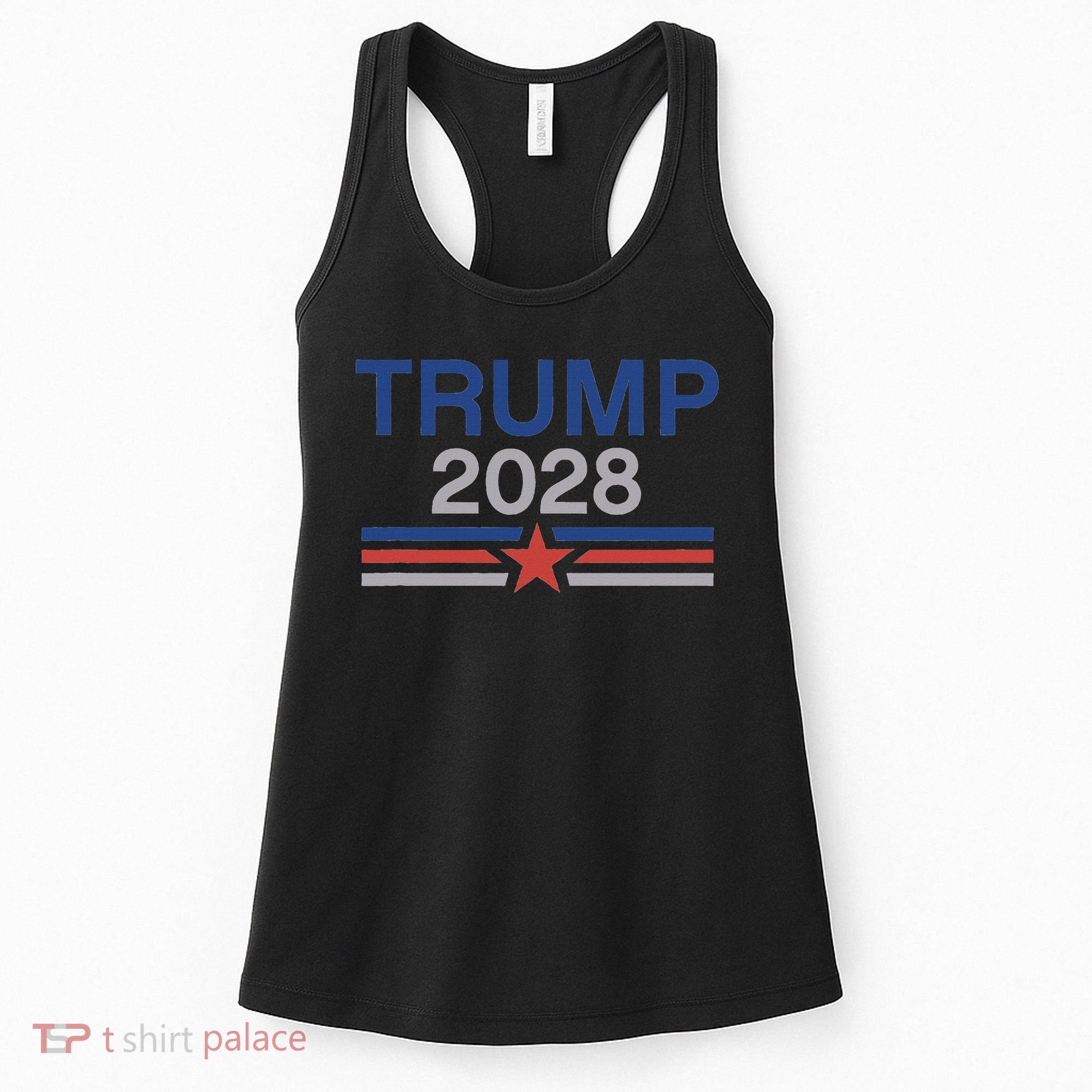 Trump 2028 Minimalist Retro Patriotic Trump Inauguration Women's Tank Top