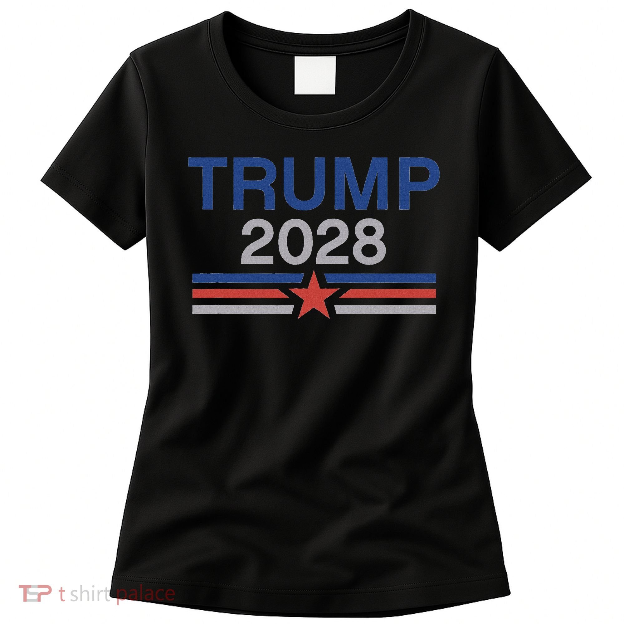 Trump 2028 Minimalist Retro Patriotic Trump Inauguration Women's T-Shirt