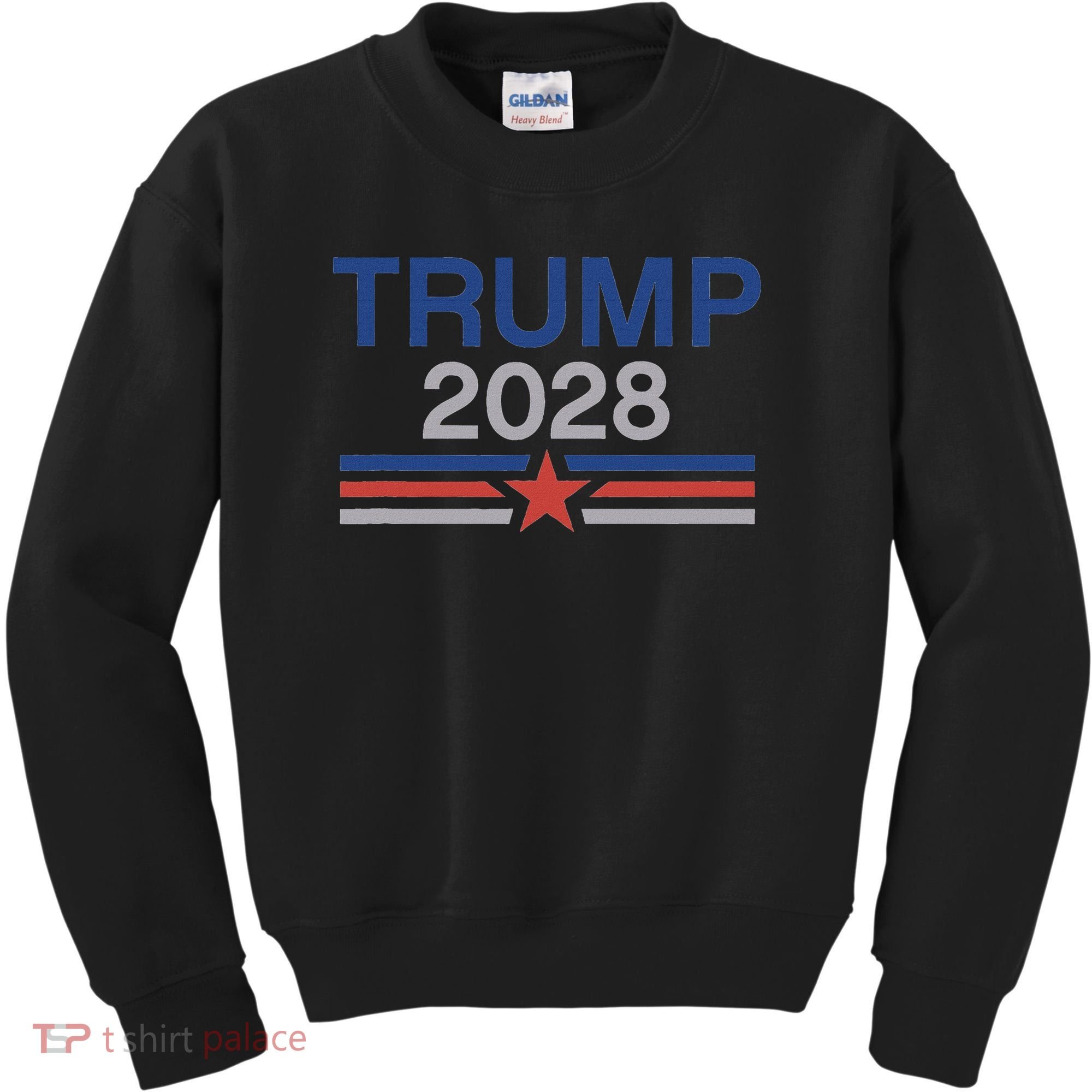 Trump 2028 Minimalist Retro Patriotic Trump Inauguration Kids Sweatshirt