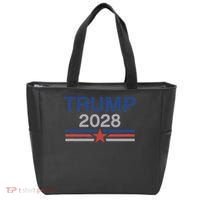 Trump 2028 Minimalist Retro Patriotic Trump Inauguration Tote Bag thumb 0