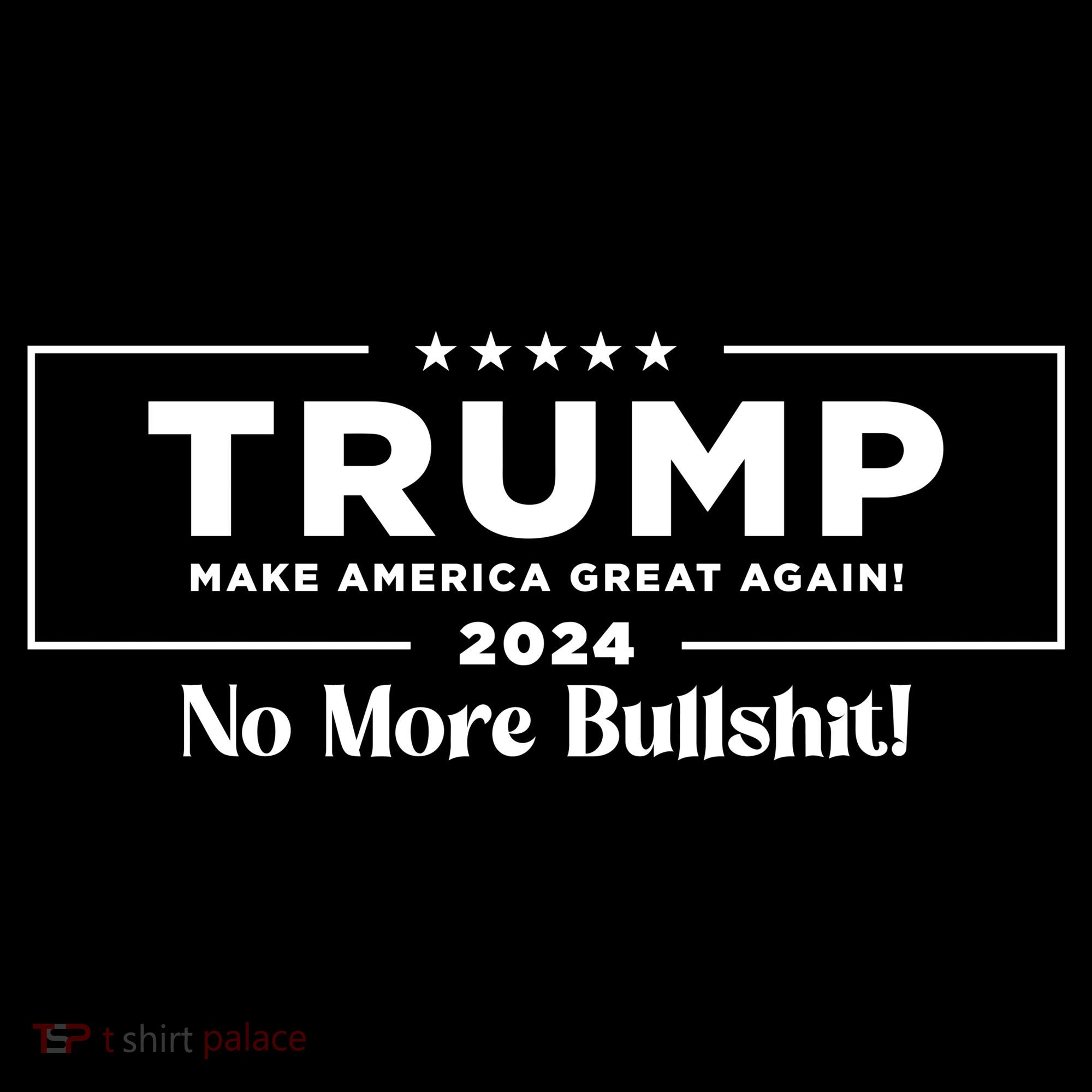 Trump 2024 No More Bullshit Coaster