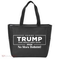 Trump 2024 No More Bullshit Tote Bag thumb 0