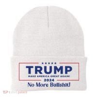 Trump 2024 No More Bullshit Beanie thumb 0
