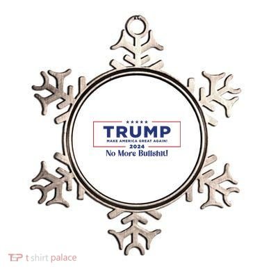 Trump 2024 No More Bullshit Ornament