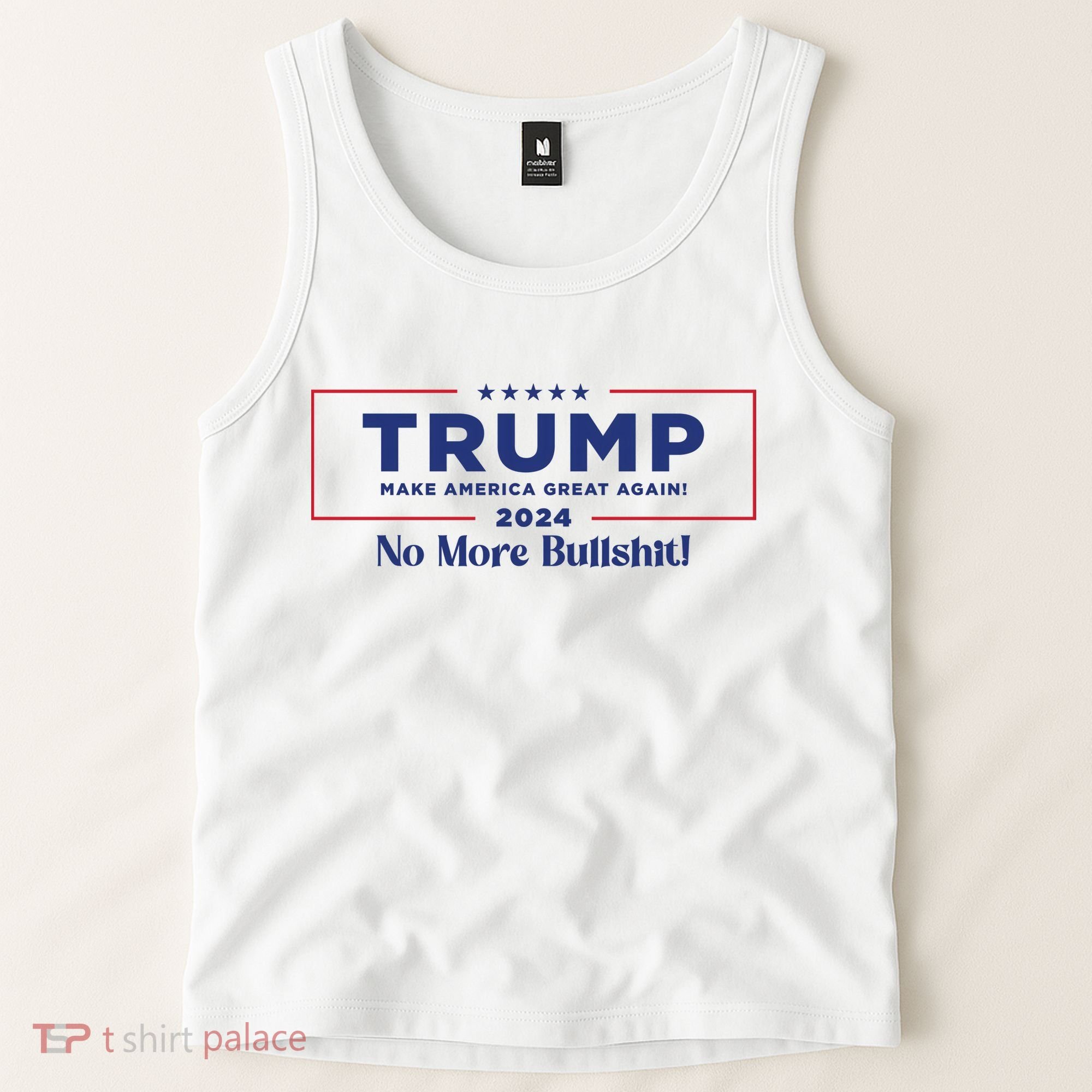 Trump 2024 No More Bullshit Tank Top