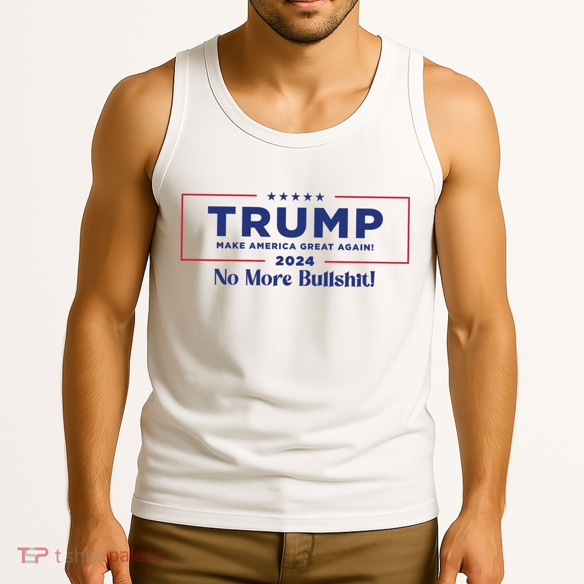 Trump 2024 No More Bullshit Tank Top