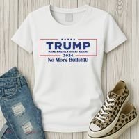 Trump 2024 No More Bullshit Women's T-Shirt thumb 3