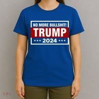 Trump 2024 No More BS Save America USA Vote T-Shirt thumb 4