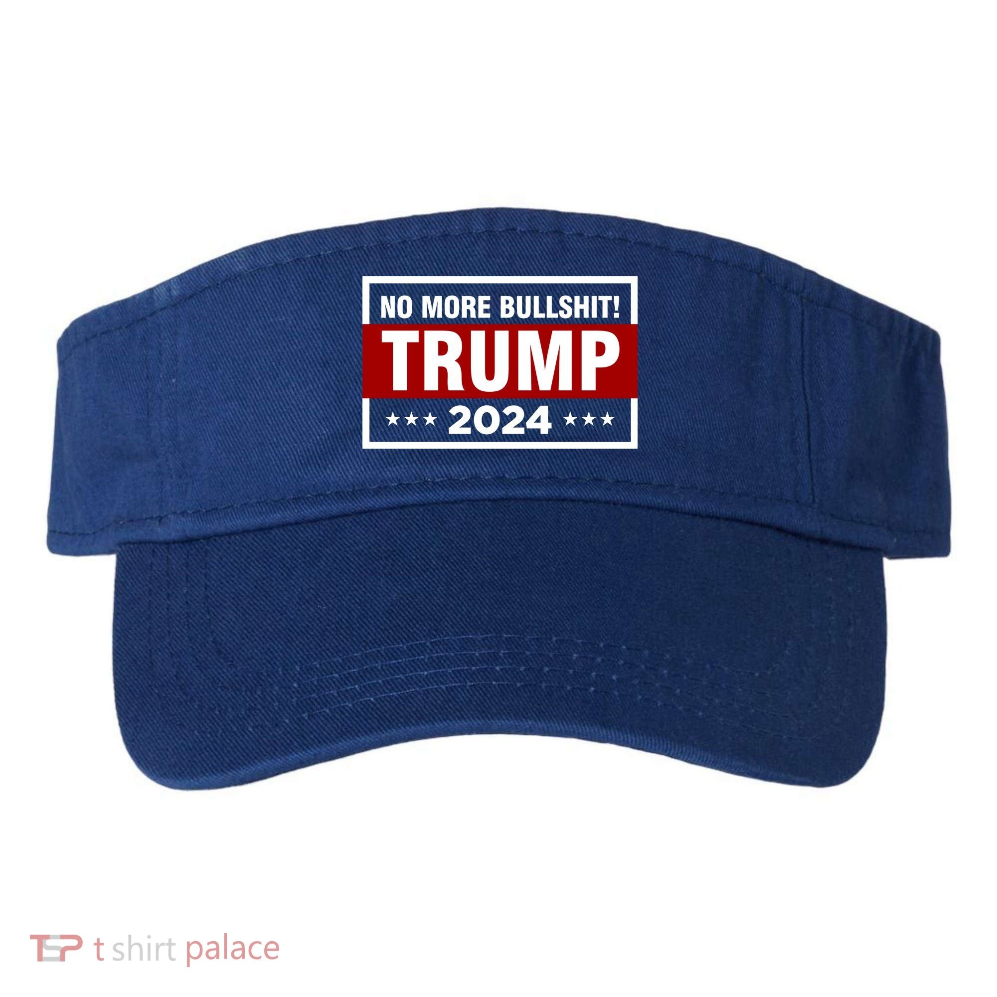 Trump 2024 No More BS Save America USA Vote Visor