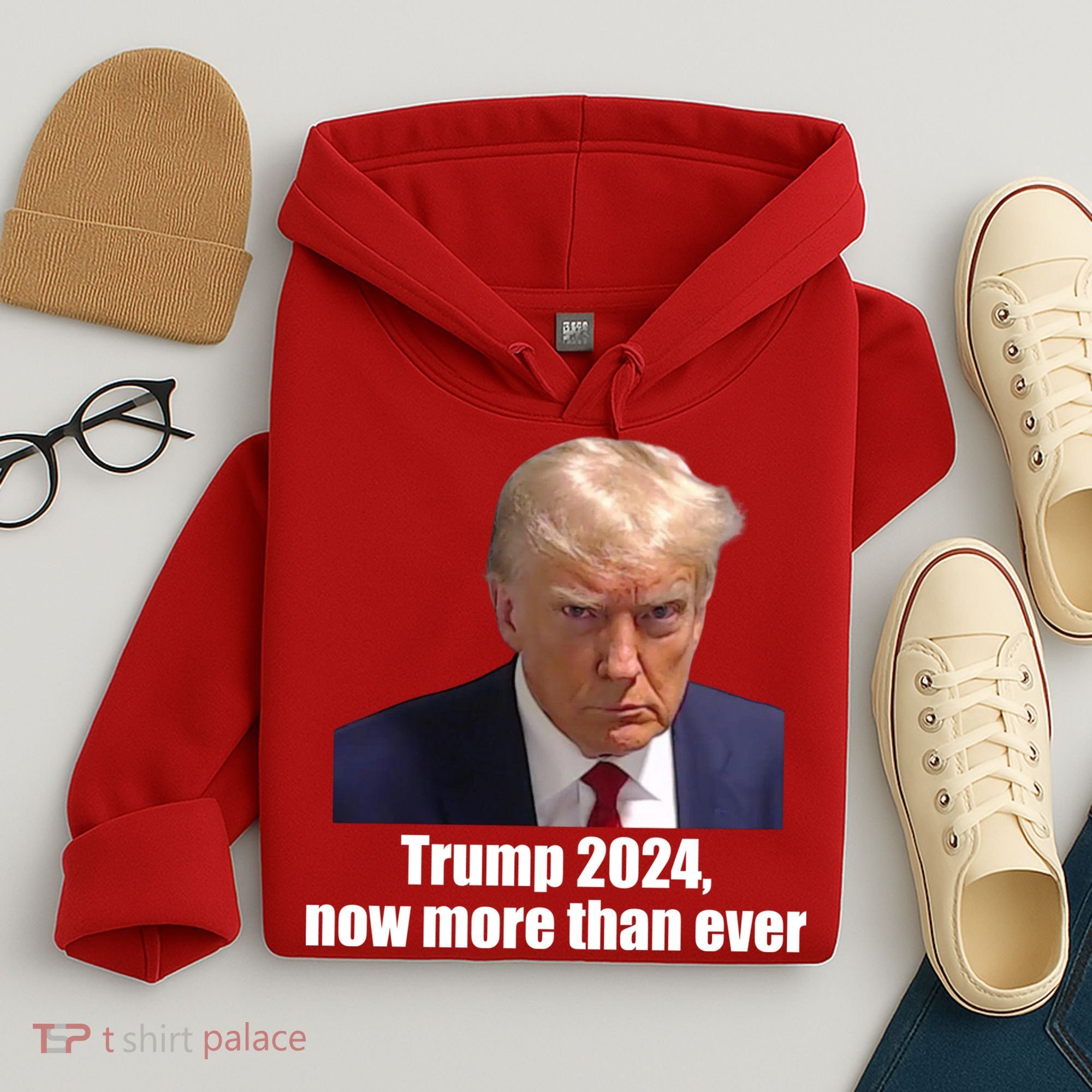 Trump 2024 Now More Than Ever Hoodie