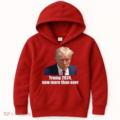 Trump 2024 Now More Than Ever Kids Hoodie