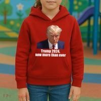 Trump 2024 Now More Than Ever Kids Hoodie thumb 3