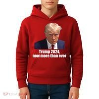 Trump 2024 Now More Than Ever Kids Hoodie thumb 4