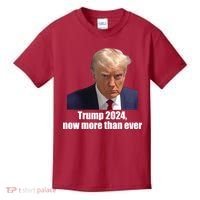 Trump 2024 Now More Than Ever Kids T-Shirt thumb 0