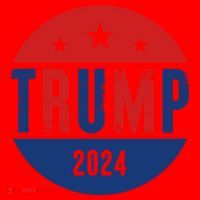 Trump 2024 Presidential Election Logo Santa Hat thumb 1