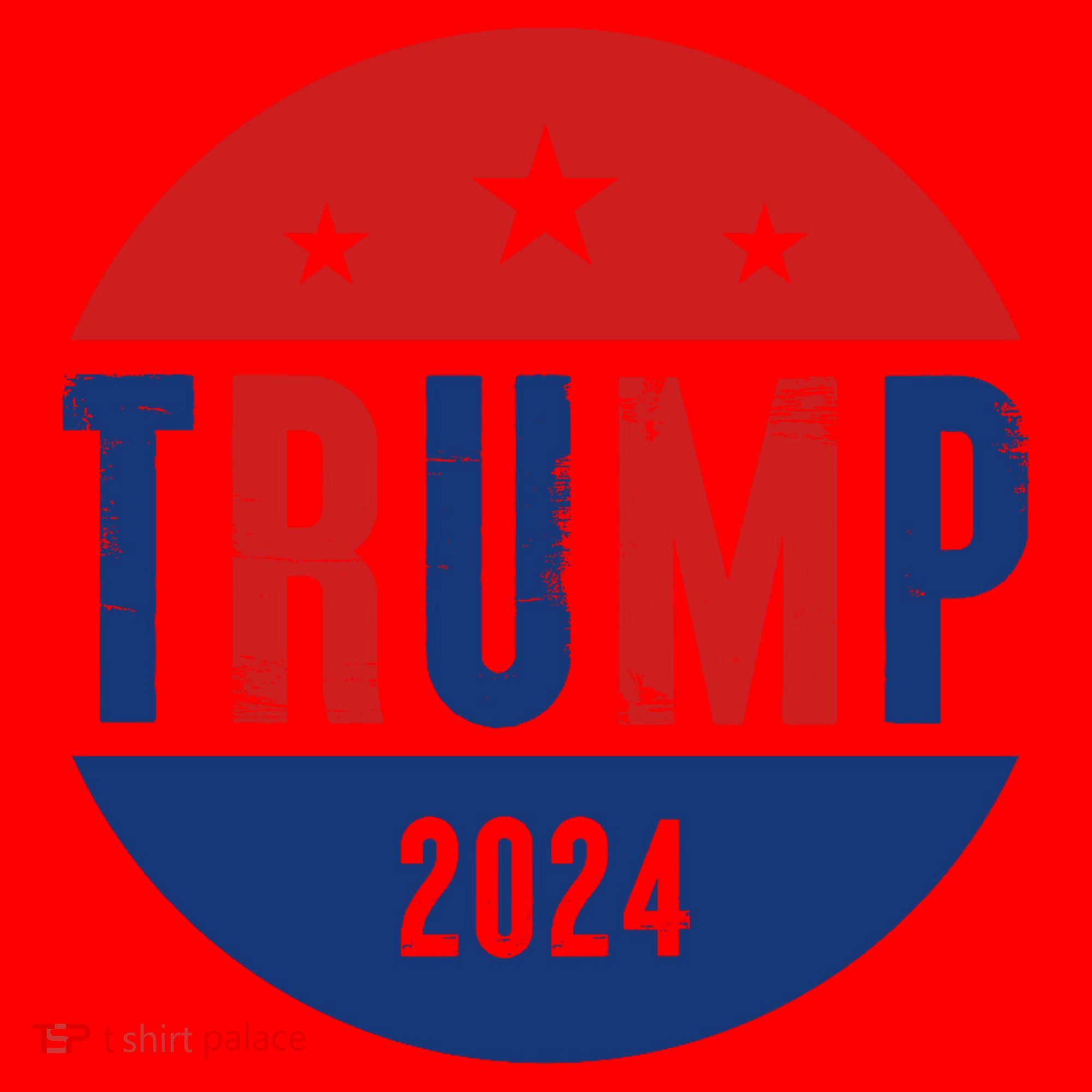 Trump 2024 Presidential Election Logo Santa Hat