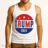 Trump 2024 Presidential Election Logo Tank Top thumb 3