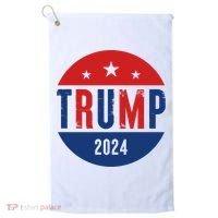 Trump 2024 Presidential Election Logo Golf Towel thumb 0