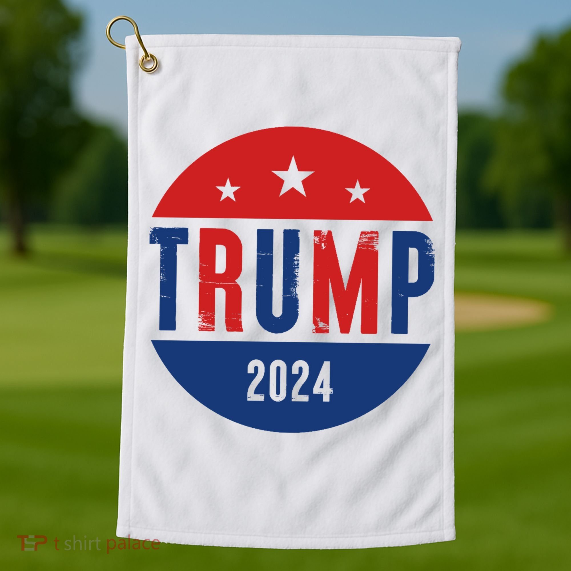 Trump 2024 Presidential Election Logo Golf Towel